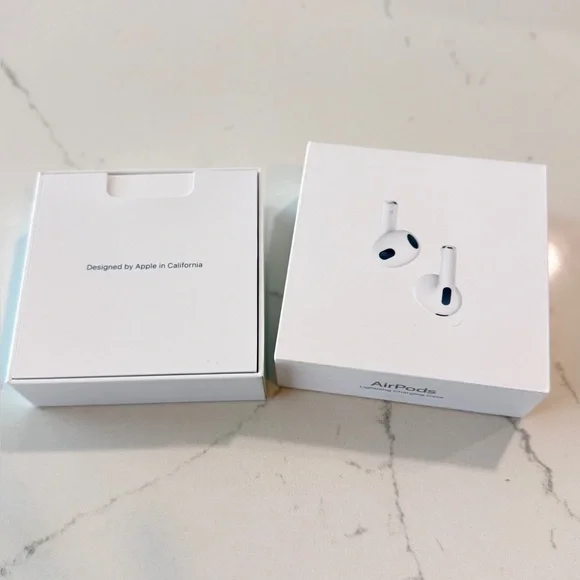 Apple AirPods 3rd Gen with Charging Cable, Case & USB Adapter